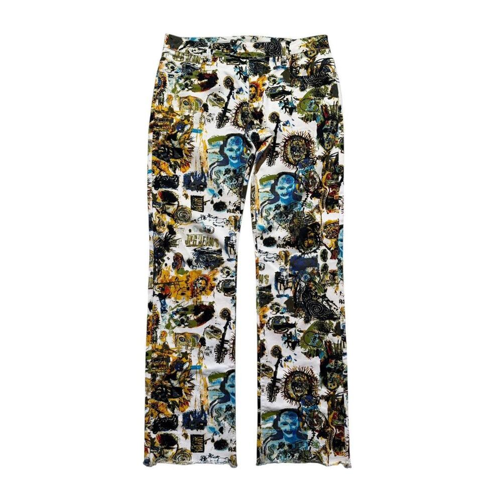 Ss2000 Basquiat Artwork Denim